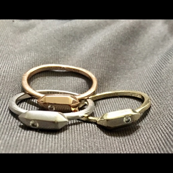 Kendra Scott Jewelry - Kendra Scott Tri-color stackable ring set
